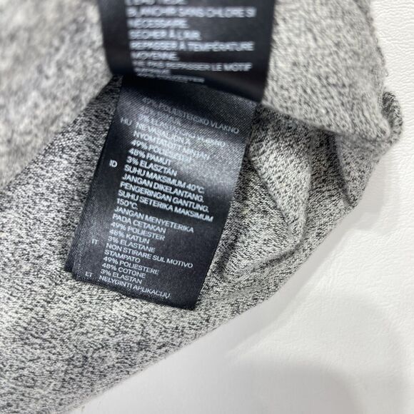 HM Women Medium Cropped Shirt Gray J'aimeles Mauvais Garcons - Picture 7 of 13